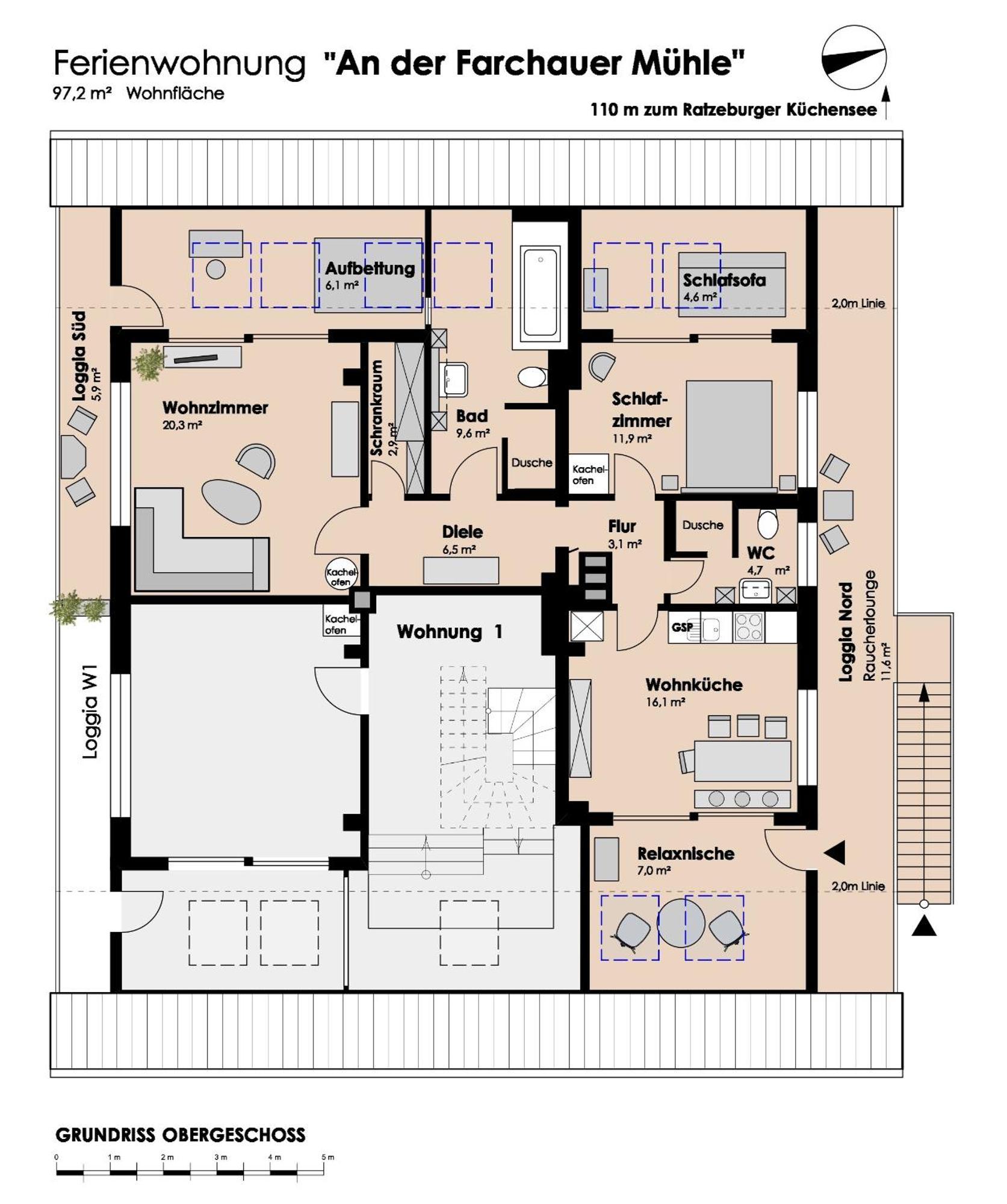 Ferienwohnung An Der Farchauer Muehle Schmilau ภายนอก รูปภาพ